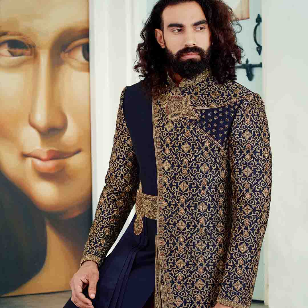 Royal White Indo-Western