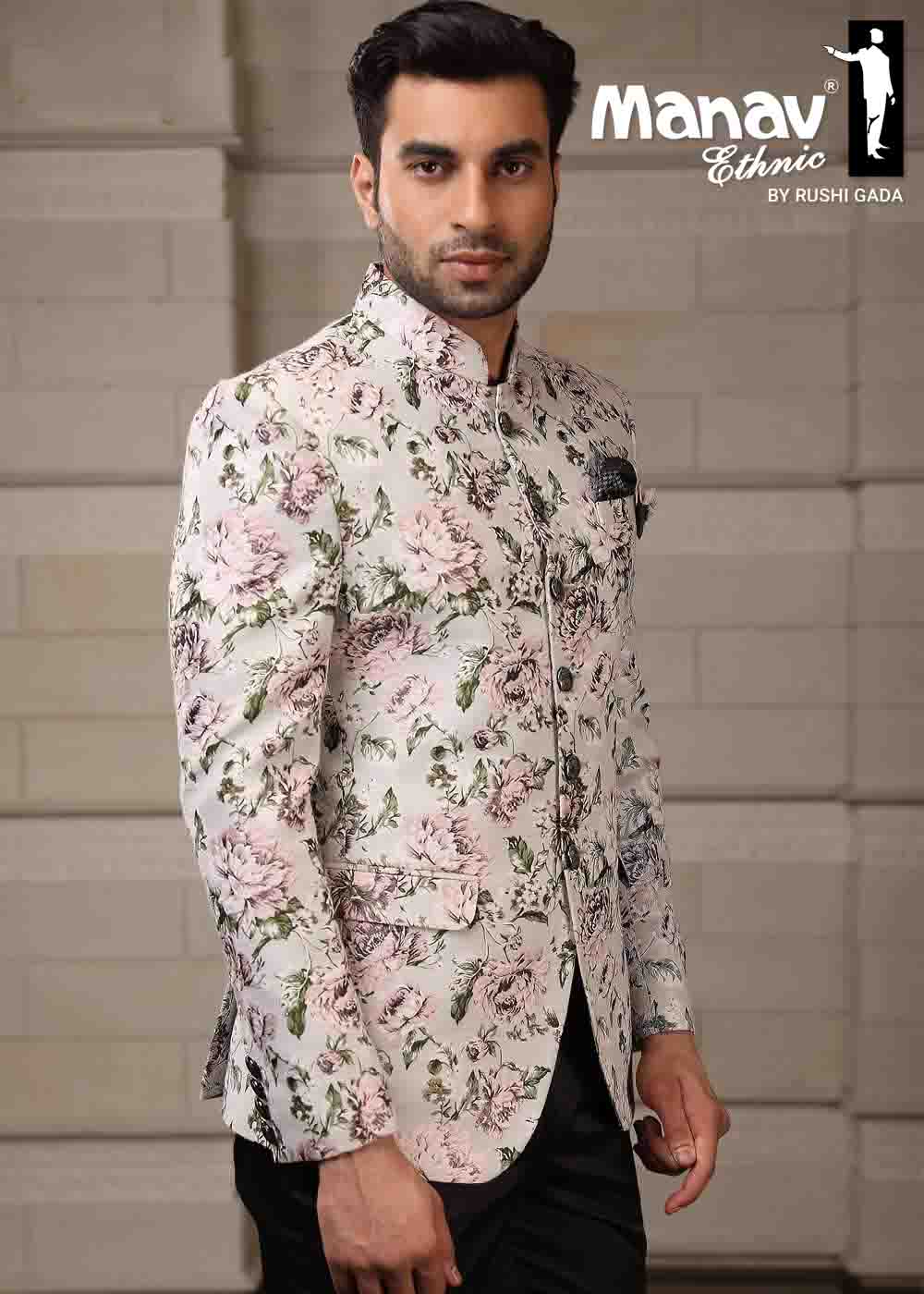 Readymade White Floral Printed Pant Suit Set 4076SL35