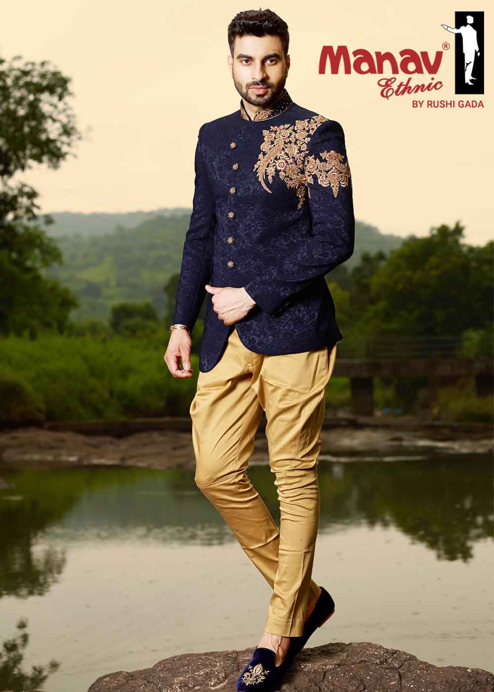 Shop Wine Printed Jodhpuri Suit For Men Online - Mohanlal Sons
