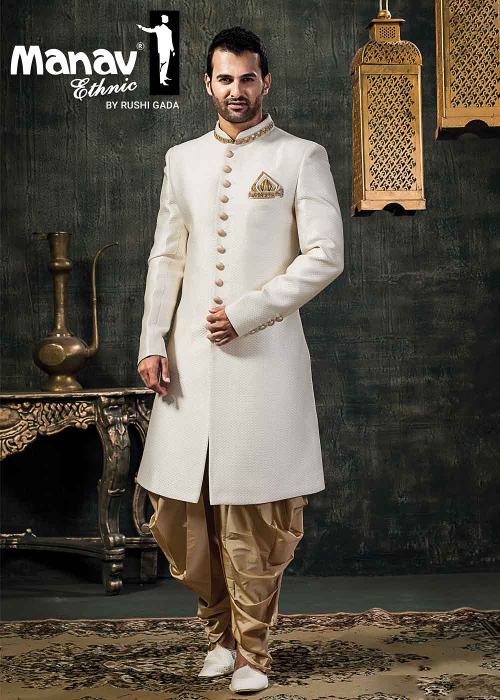 Buy Self Structured Royal White Indo ...